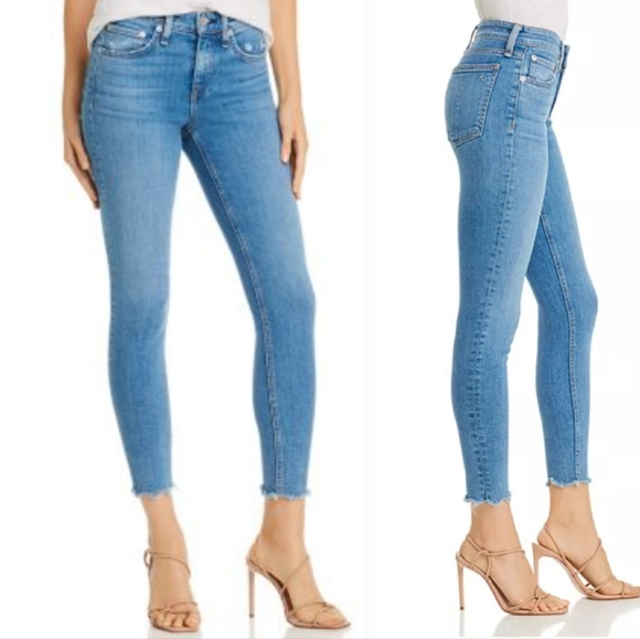 Rag & Bone Cate Mid Rise Ankle Skinny Jeans - Picture 1 of 10
